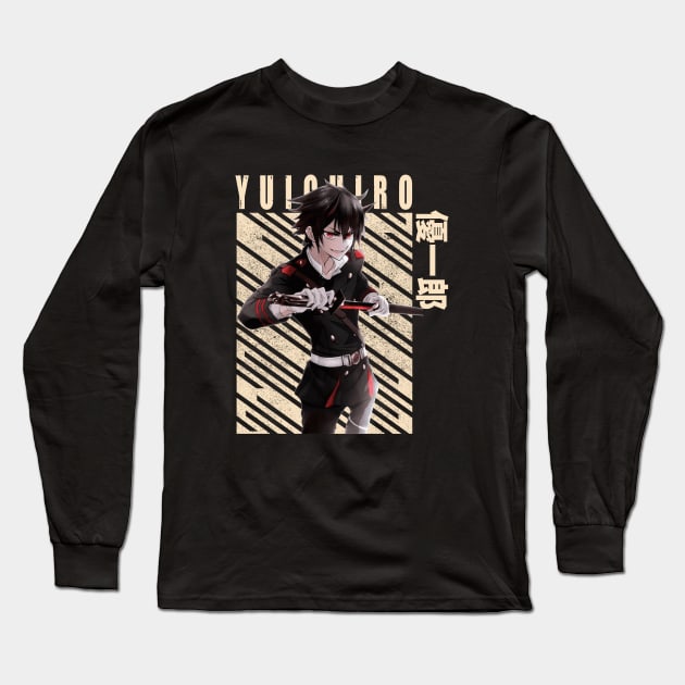 Yuichiro Hyakuya - Owari no Seraph Long Sleeve T-Shirt by Otaku Emporium